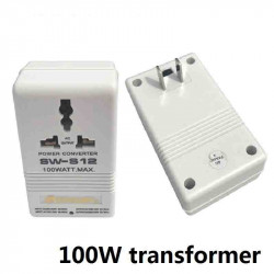 Convertidor electrico cambiador tensiones 220 110vca 220 110v 100w 210v 105v 220v 110v 230v 115v 240v 120v 110 transformador 100