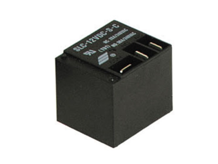 Nero automotive relè per circuito stampato di montaggio 1rt 30a/12v con uscita faston 6,3 velleman - 2