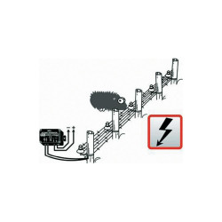 Modulo 9 12 v scarica elettrica 1000v recinzione 100m animali recinzione elettrica especiale animali kemo - 1