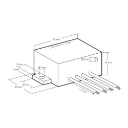 Modulado 9 12v descarga eléctrica 1000v cercado(cerrado) máximo 100m animales cerca(cierra) eléctrico especial a animales kemo -