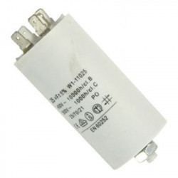 Condensatore 25 mf micro farad 450v 50 60 hz condensatore di avviamento motore universale con capocorda am w1 11025 konig - 1