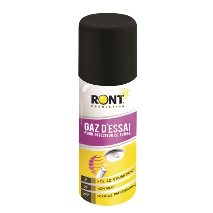 Gaz essai pour tester détecteur de fumée incendie aérosol 50 ml 75 ml abus - 1