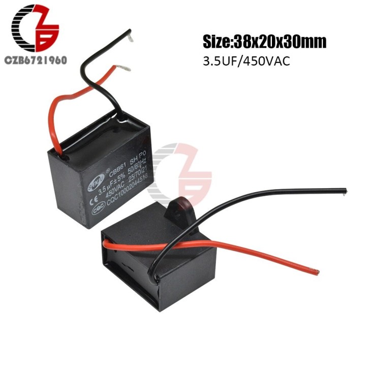 CBB61 450V 3.5UF ventilatore aria condizionata ventilatore iniziare inserti condensatore di capacità