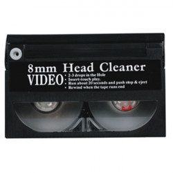 Cintas video vhs 8mm limpia banda k7 videocasete limpiador 8 hi8 hq clp 021