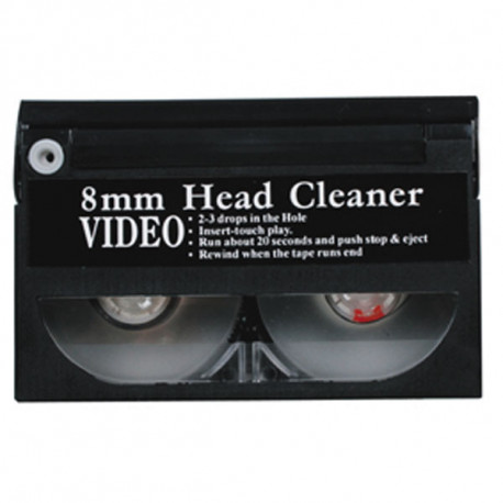 Cassette video vhs 8mm nettoyage bande k7 clp 021 magnetoscope nettoyeur 8/hi8