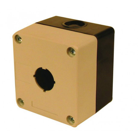 Cajas box122 para botones contactos vidientes cajas 1 hoyo diametre 22mm bpr22 puñetazo ea - 1