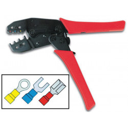 6' heavy duty crimping tool for fast on connectors velleman - 1