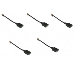 5 X Telefonhelmsadapter telefon mikrofon mikro helm msn yahoo skype voip elektrischer adapter jr international - 1