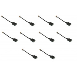 10 X Telefonhelmsadapter telefon mikrofon mikro helm msn yahoo skype voip elektrischer adapter jr international - 1