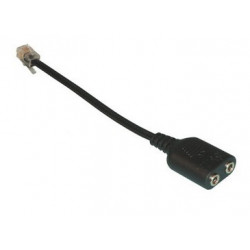 3.5mm to RJ9 Audio Adapter Cable - 3.5mm audio female socket to RJ9 Modular Plug Adapter Cable for connecting your own Analog He