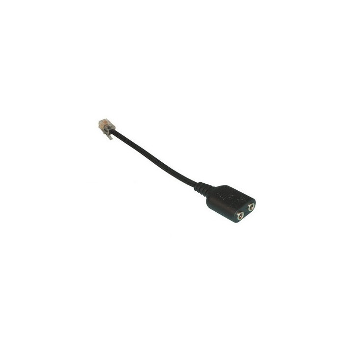 Adattatore casue telefono telefonico microphone micro casco msn yahoo skype voip convertitore adattatore converter tikoo - 1