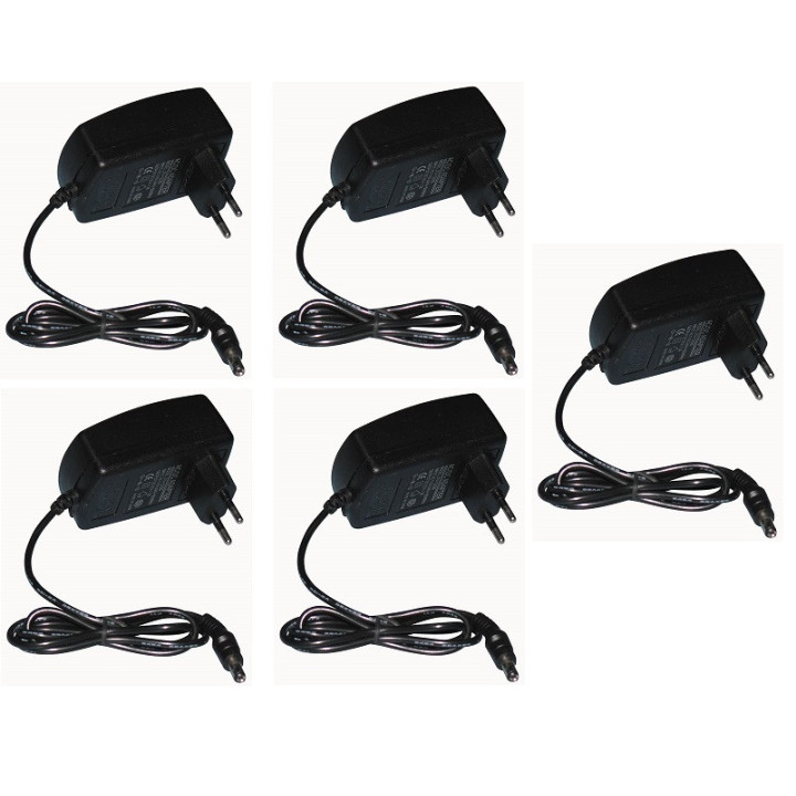 5 X Power adapter 110v 220v 12v1a 1.2a 1.5a 2a to 5.5x 2.1mm jack converter power supply jr international - 2
