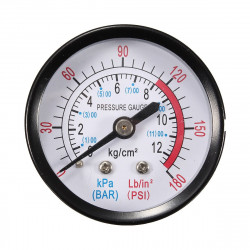 Manómetro de agua 1/8 40 mm 200psi 0 ~ 14bar para reductor de presión filtro de piscina