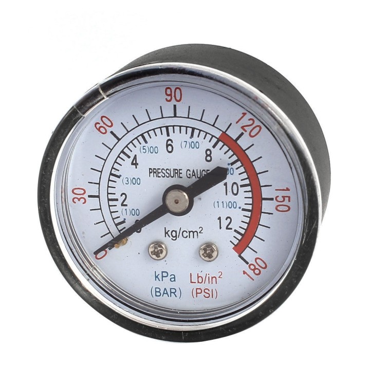 Manómetro de agua 1/8 40 mm 200psi 0 ~ 14bar para reductor de presión filtro de piscina