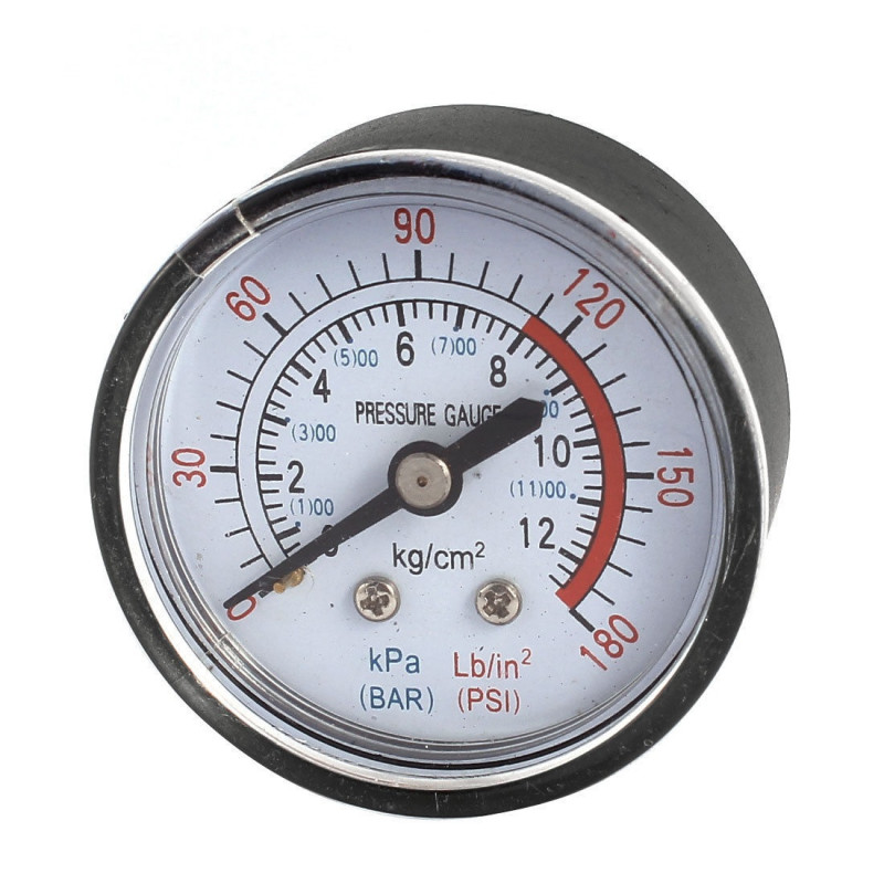 pressure gauge,Practical Pool Spa Filter Water Pressure Gauge Mini 0-60 PSI 0-4 Bar Side Mount 1/4 Inch Pipe Thread NPT TS-50 Pressure gauge 