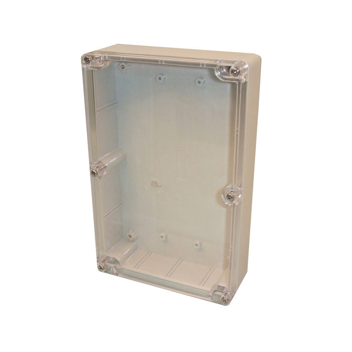 Durschsichtiges abs gehause 222x146x55mm plastisches gehause auf pvc velleman - 1