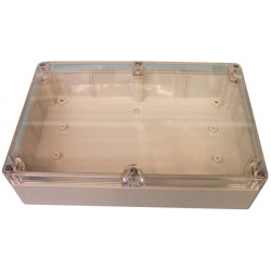 Durschsichtiges abs gehause 222x146x55mm plastisches gehause auf pvc velleman - 1