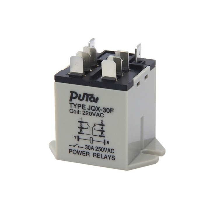 Relais de puissance 220v 30a JQX-12F-2Z ac 220V  8 broches