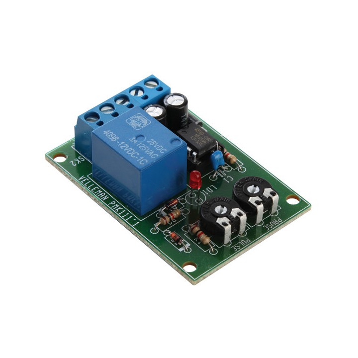 Minuteur intervalle 12v pulsation ajustable entre 0.5 et 5s relais  NO NC 3A pause ajustable entre 2.5 et 60s WMT136