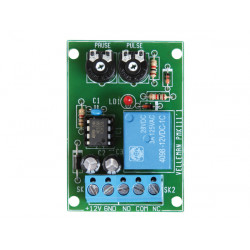 12V Intervall Timer einstellbarer Pulsation zwischen 0,5 und 5s NO NC 3A Relais einstellbare Pause zwischen 2,5 und 60s WMT136
