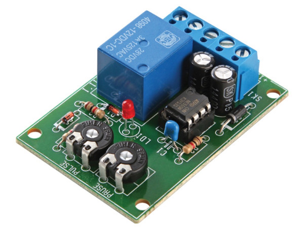 Temporizador intervalo 12v con pulsación ajustable entre 0,5 y 5 s NO NC 3A relé pausa ajustable entre 2,5 y 60 s WMT136