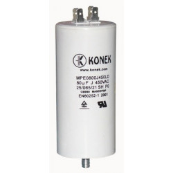 Condensador 80 mf micro farad 450v 50 60 hz condensador de arranque motor universal a borne am w1 11008 jr international - 1