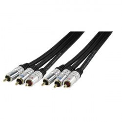 Component video cable 3 rca 2.5m hq hqas3811 2.5 hq - 1