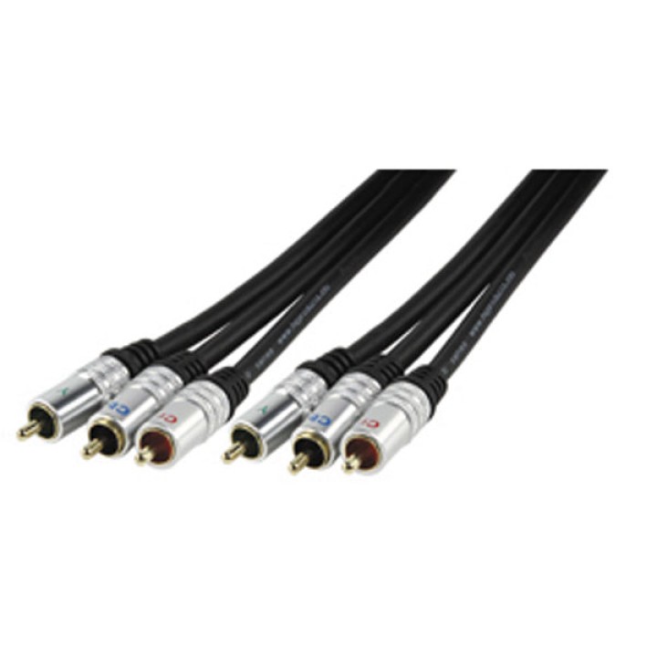 Cavo component video 3 rca 2,5 m hq hqas3811 2.5 hq - 1