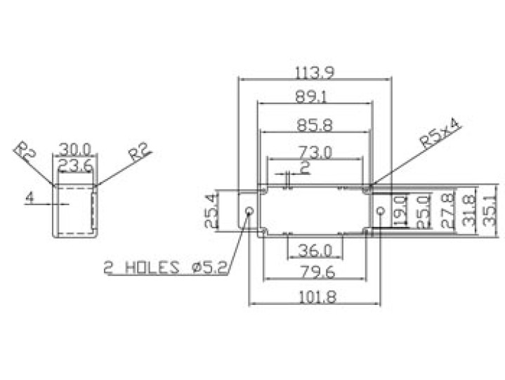 Sealed die cast aluminium case with flange jr  international - 1