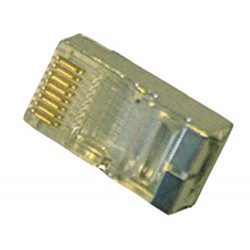 Modular-stecker rj45 8p/8c für netzwerk (1 stück) 8 pole stecker männlich gepanzerten co8p8cmbl cen - 1