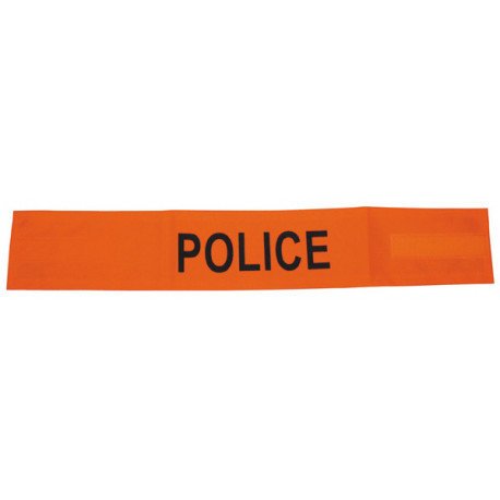 Armband orange fluorescent police armband velcro armband jr international - 10