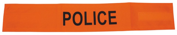 Armbinde fur polizei farbe orange fluoreszierend mit klettverschluss armbinde sicherheit armbinde jr international - 10