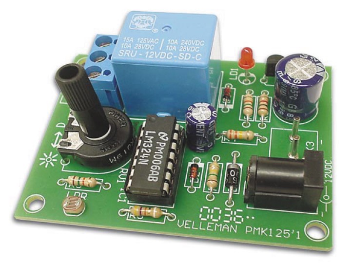 Dammerungsschalter elektronischer schalter crépusculaire velleman zerlegt kit mk125 automatische beleuchtung jr  international -