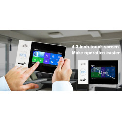 Alarme sans fil Tuya Apps GSM WiFi 2 Télécommande 2 Balise 1 Contact SF 1 Radio IR 1 Sirène filaire