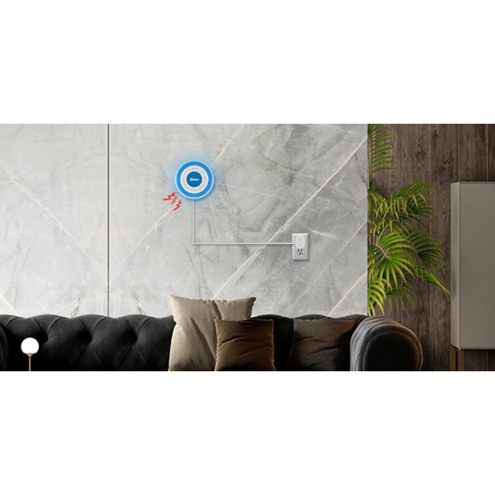 Autonome drahtlose Sirene 433 MHz Tuya Sound und Licht Alarmsystem für die Sicherheit zu Hause