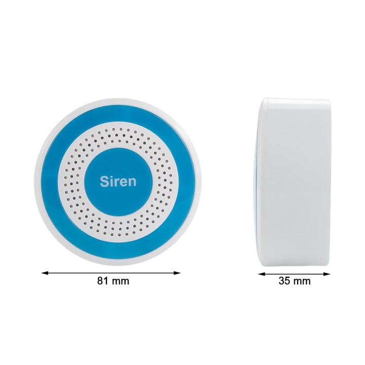 Autonomous wireless siren 433MHz tuya sound and light home security alarm system