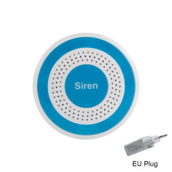 Sirena senza fili autonoma 433MHz tuya sistema di allarme di sicurezza domestica suono e luce