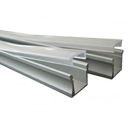 Aluminium led profile for led strips 2m velleman - 1