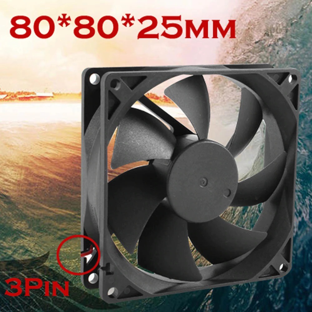 Ventilador refrigerador 80mm konig jr international - 5