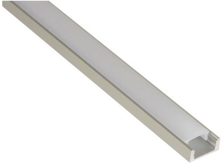 Profilo in alluminio per l'illuminazione led chlap8 2m sottile luce velleman - 1