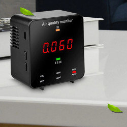 Misuratore di CO2 portatile Tester Sensore di umidità Temperatura Rilevatore di qualità dell'aria Diossido