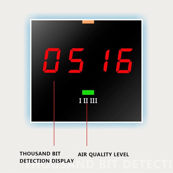 Medidor de CO2 portátil Probador Sensor de humedad Temperatura Detector de calidad del aire Dióxido