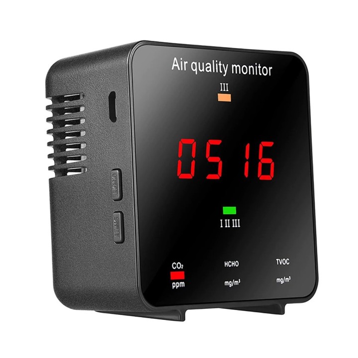 Medidor de CO2 portátil Probador Sensor de humedad Temperatura Detector de calidad del aire Dióxido