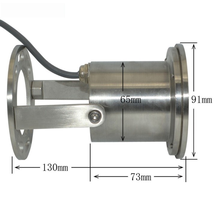 Caméra vidéo réseau sous-marine IP POE 12v acier inoxydable 1080P accès multi-navigateur 150Kpa