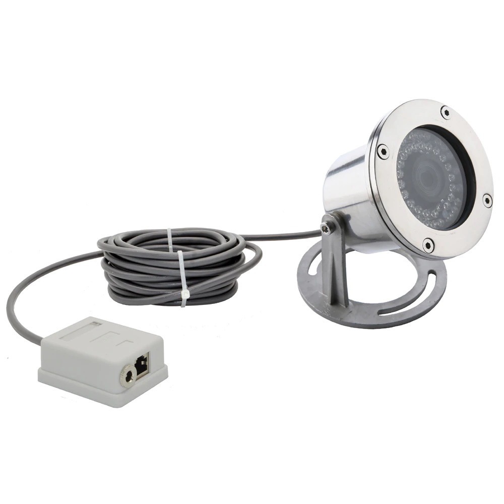 Cámara de video en red IP POE subacuática de 12v, acero inoxidable 1080P, acceso a múltiples navegadores 150Kpa