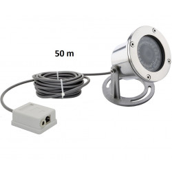 Caméra vidéo réseau sous-marine IP POE 12v acier inoxydable 1080P accès multi-navigateur 150Kpa