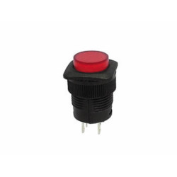 Push button switch off on with red led velleman - 1