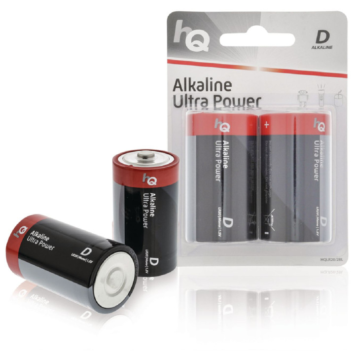 Alcalina d lr20 1.5v 16500mah (2 uds. blister) D, AM1, LR20, 13A, E95, MN1300, 813, 4020 velleman - 5