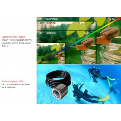 Telecamera IP di rete POE per telecamera subacquea 1080P per piscina e cavo di sorveglianza marina Max 100M