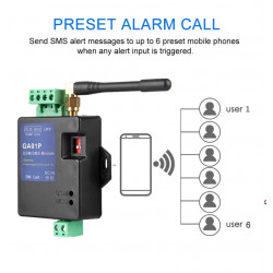 GA01P GSM  Smart Remote Power Failure Alert wireless Alarm SMS & Calling